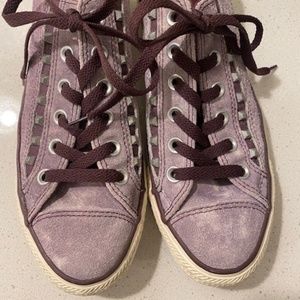 Womens purple Converse size 8